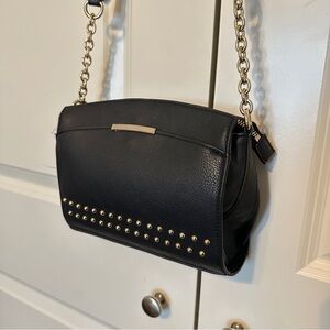 Black Studded Crossbody Bag